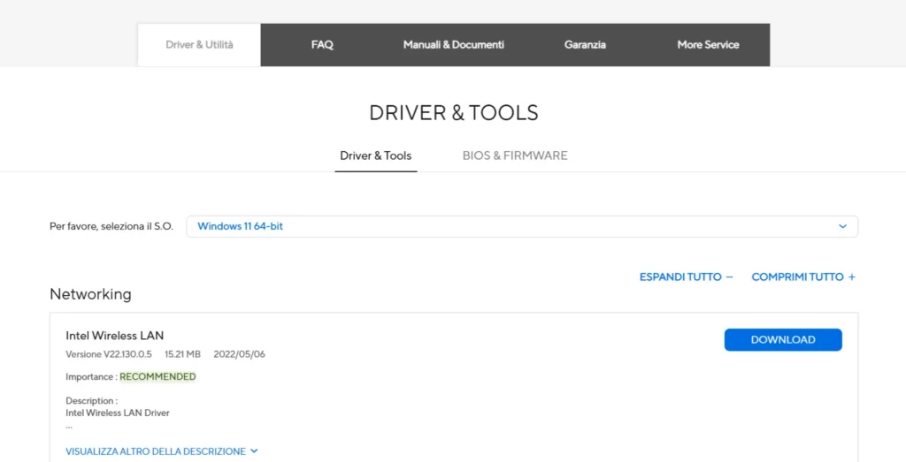 Anomalia TouchPad Asus errore codice 10 driver & utilità,Driver e tools