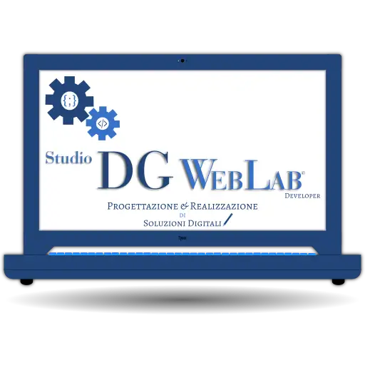 Logo Studio DG WebLab, Soluzioni digitali complete, dalla progettazione grafica alla creazione di siti web, applicazioni Android e contenuti digitali - studiodgweblab.dev