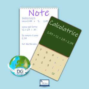 Notepad con calcolatrice e browser