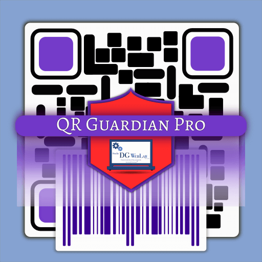 icona app QR Guardian Pro: Barcode Scanner & Generator è un'applicazione completa per la lettura di codici (Reader), la generazione di codici (Generator) e la scansione sicura di codici e Barcode (Scanner).